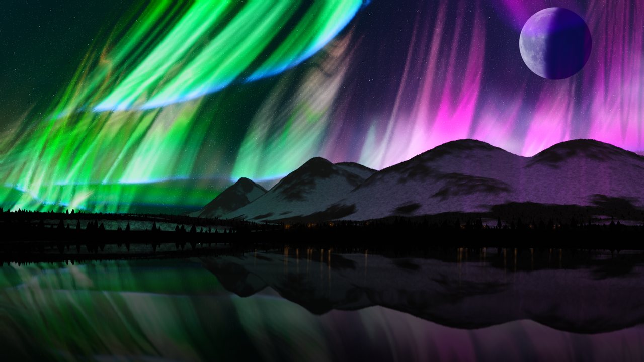 Aurora-Welt Rosenbögen