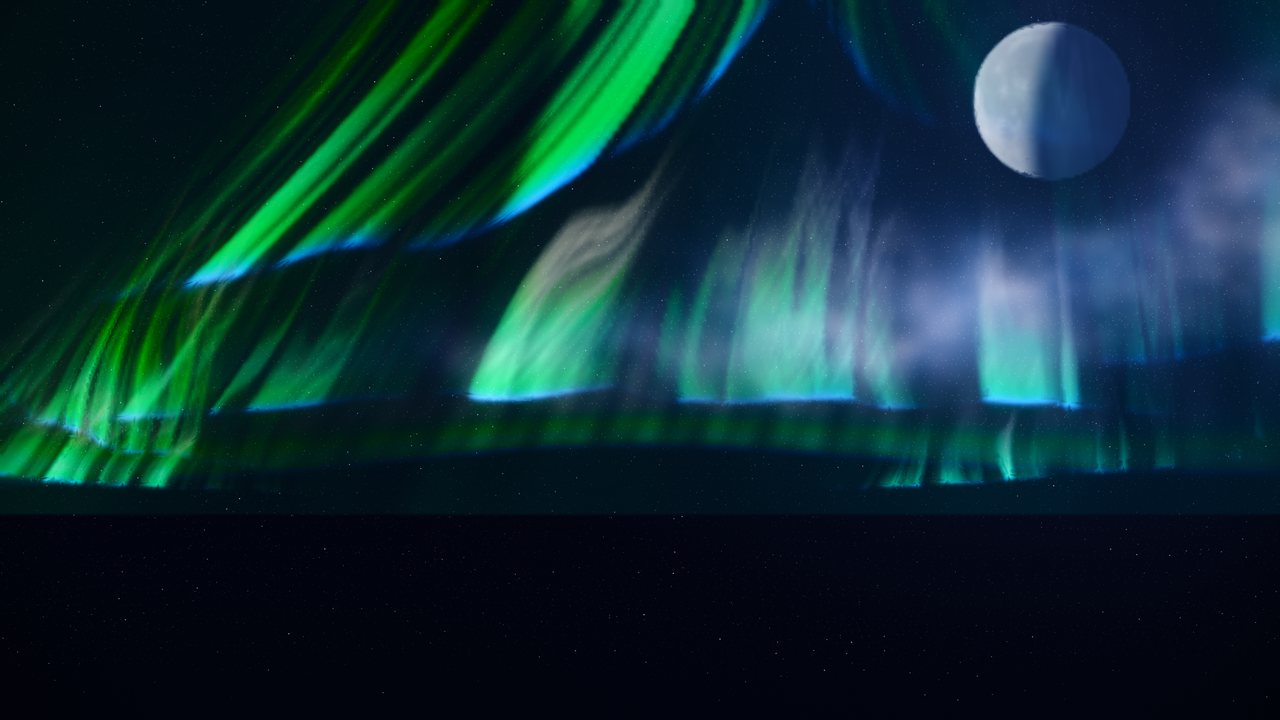 Aurora-Welt Reiner Nachthimmel