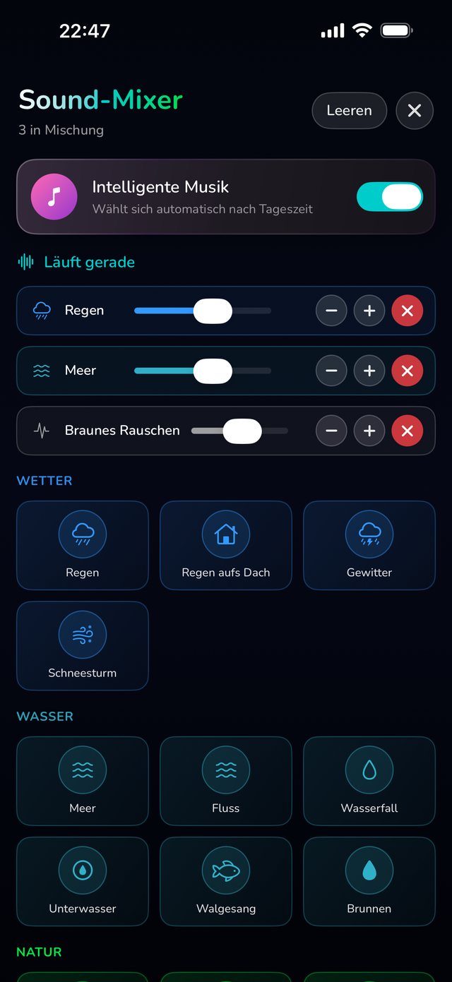 AuroraCalm Sound-Mixer